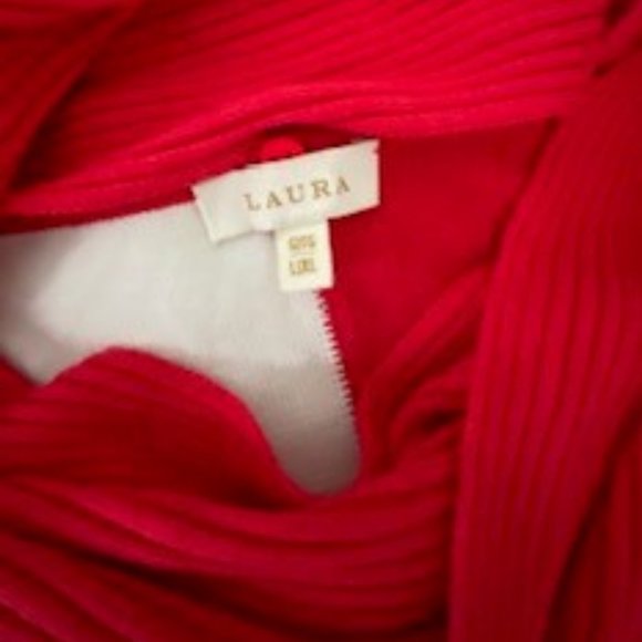 Clearance: Women's removable Cowl neck colour block sweater - Picture 5 of 6